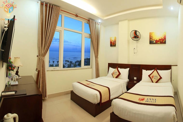 Phòng 2 giường hướng nhìn ra biển