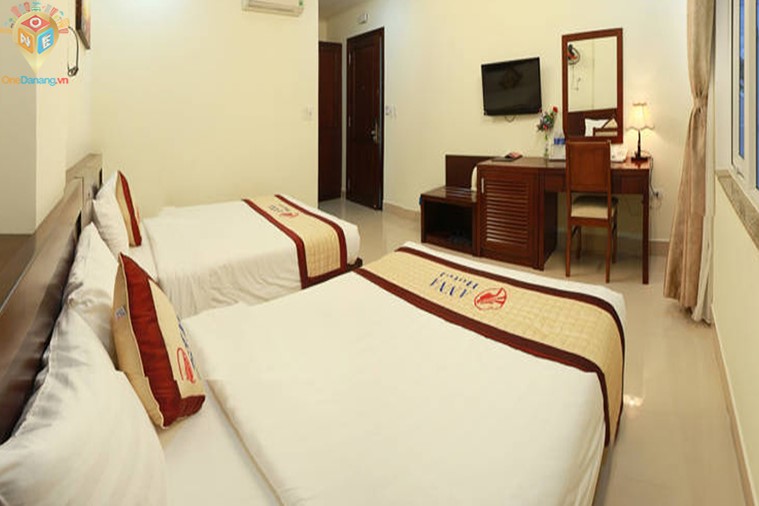 Phòng 2 giường hướng nhìn ra biển