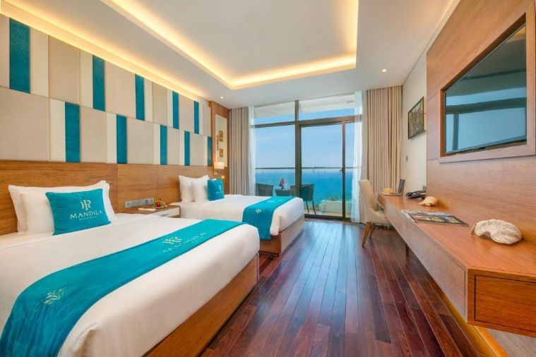 Phòng Deluxe Twin Ocean Front