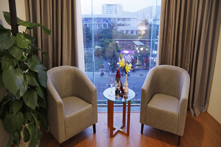 Phòng Deluxe Twin  Room with River  & Ocean View 