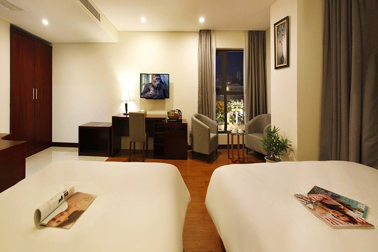 Phòng Deluxe Family  with Ocean & City  View 