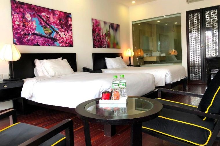 Phòng Deluxe Twin River View