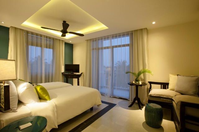 Phòng Deluxe Twin Pool View