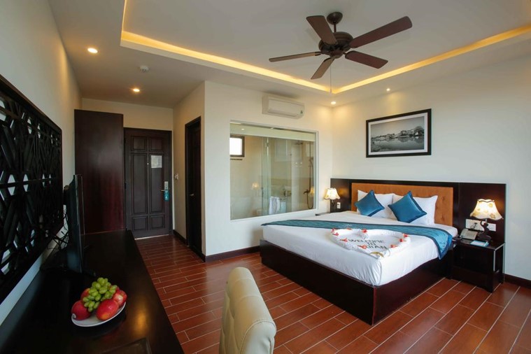 Phòng Deluxe Double 1Góc Sông