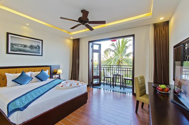 Phòng Deluxe Double 1Góc Sông