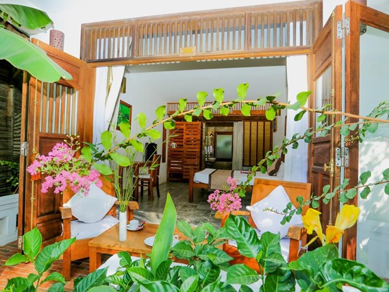Phòng Coco Deluxe Double Garden View