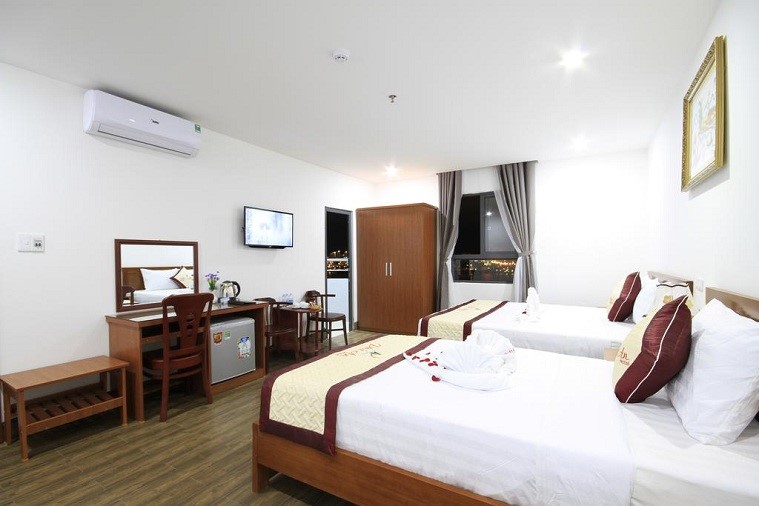 Phòng Deluxe Triple River view