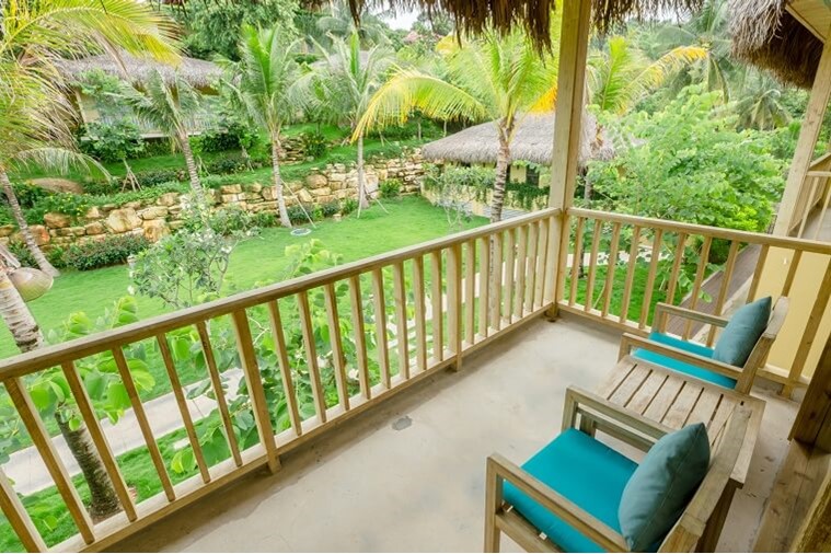 Phòng Deluxe Twin Garden View