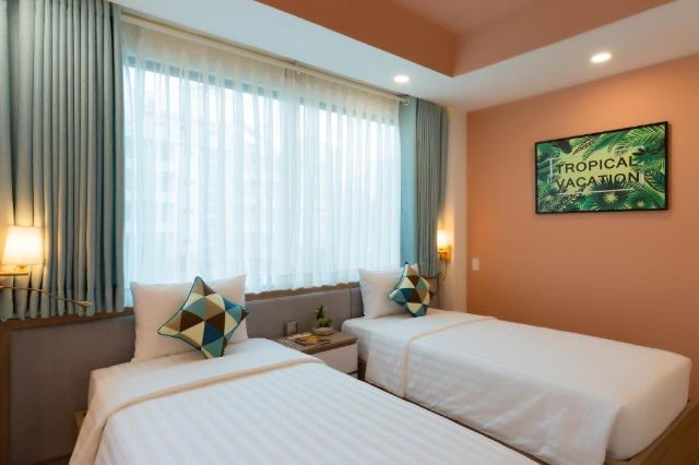 Phòng Deluxe Twin City view