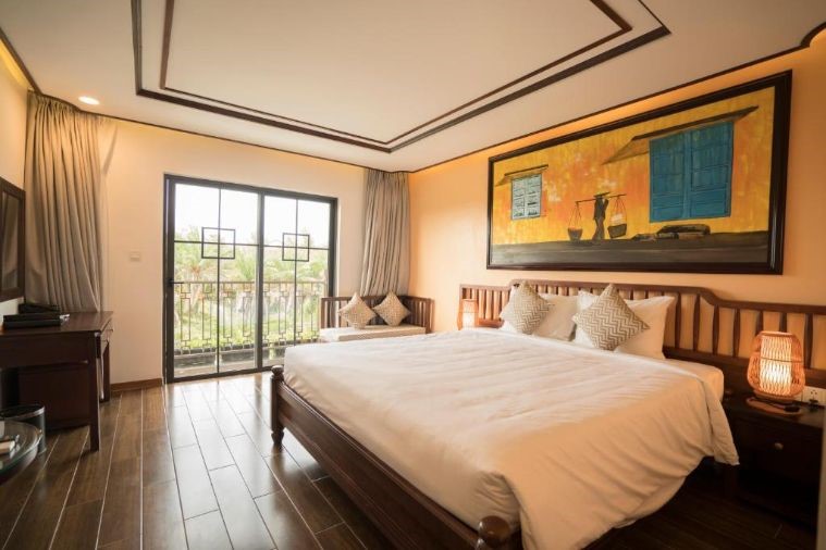 Phòng Deluxe Double Partial Ocean View 