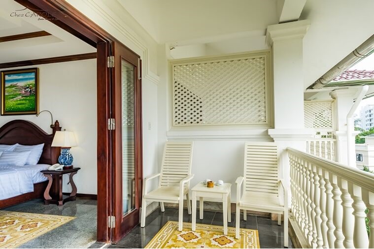 Phòng Deluxe Triple Garden view