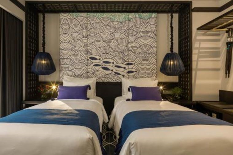 Phòng Deluxe Twin Street View