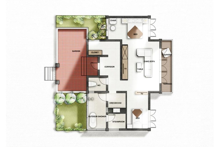  Villa Executive with In Room Steam Sauna - Onsen Included