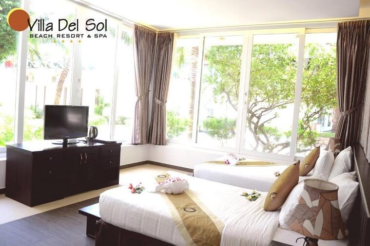 Phòng Deluxe Twin Garden View