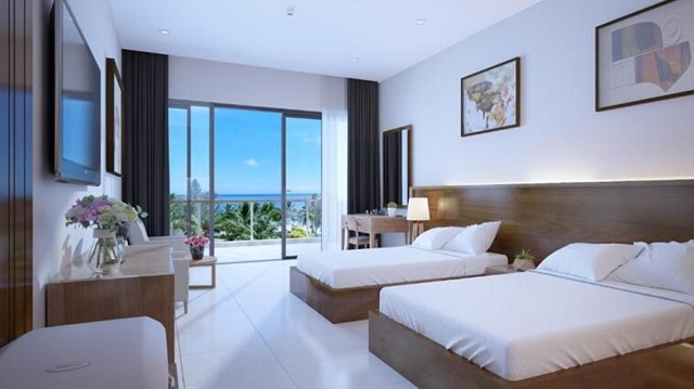 Phòng Grand Deluxe Twin Ocean View