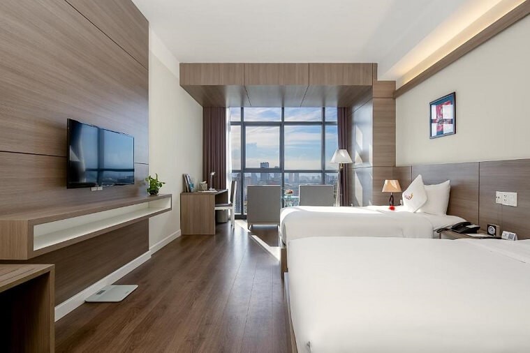 Phòng Deluxe City Twin