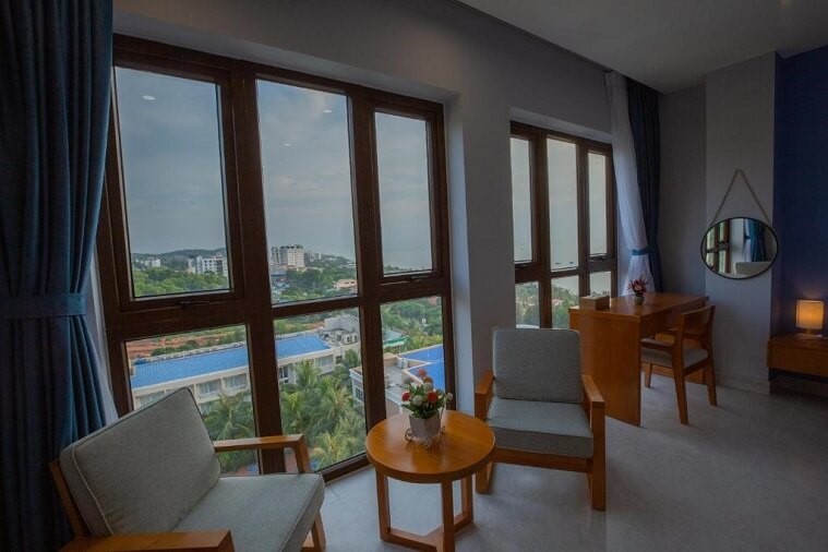 Phòng Deluxe Double Sea View