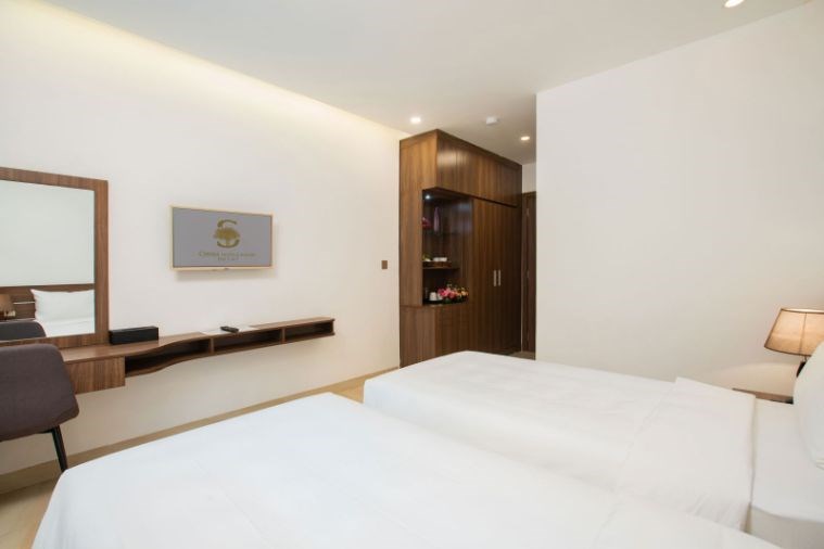 Phòng Deluxe Twin Garden View