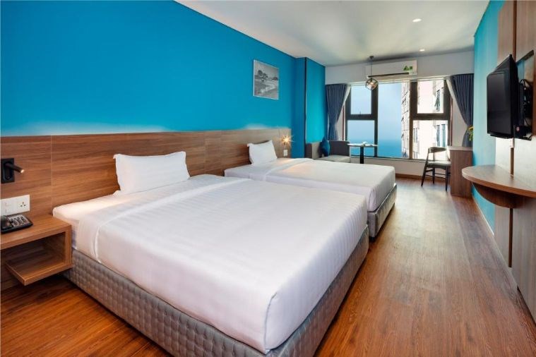 Phòng Deluxe Twin Sea View