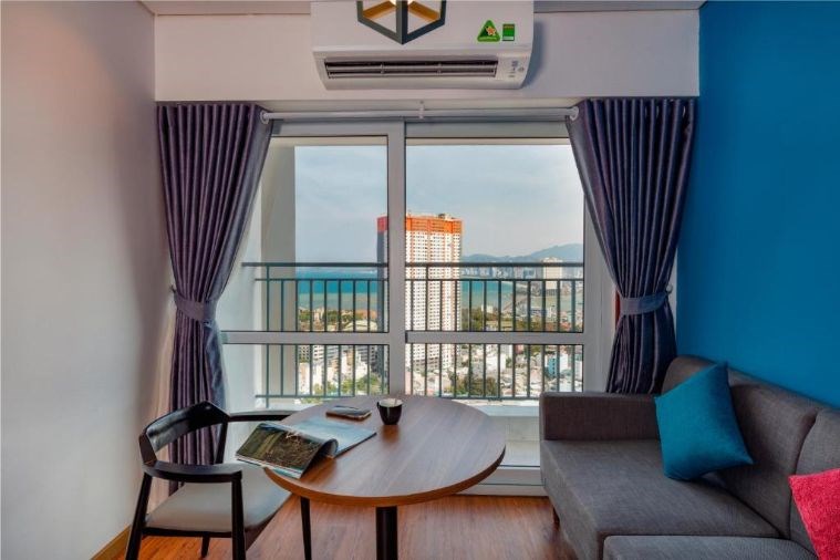 Phòng Deluxe Twin Sea View