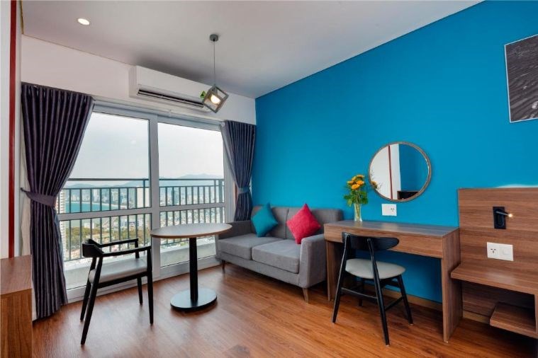 Phòng Deluxe Twin Sea View