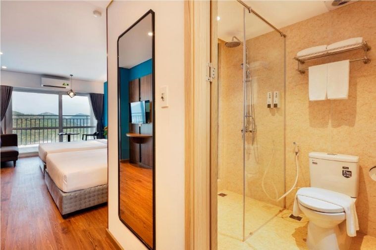 Phòng Deluxe Twin Mountain View