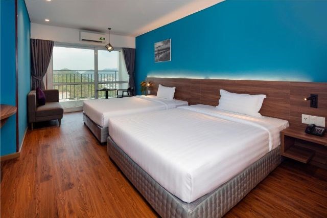 Phòng Deluxe Twin Mountain View