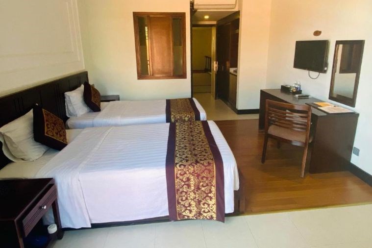 Phòng Deluxe Twin 1 góc biển