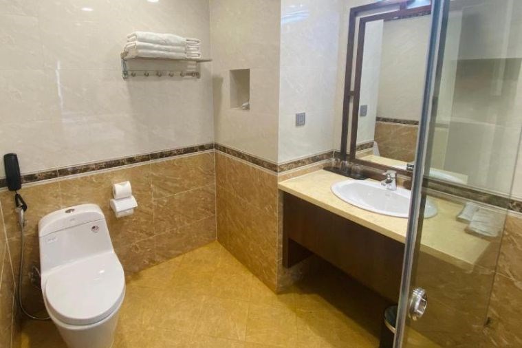 Phòng Deluxe Twin 1 góc biển