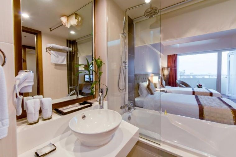 Phòng Deluxe Twin River view
