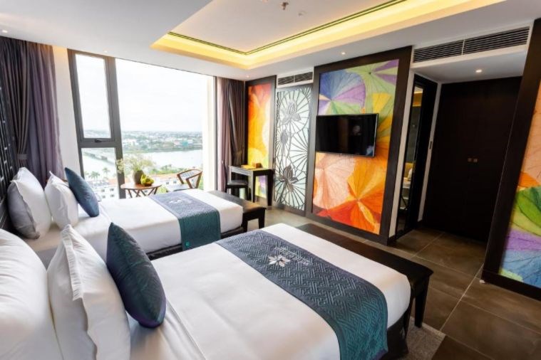 Phòng Deluxe Twin River view