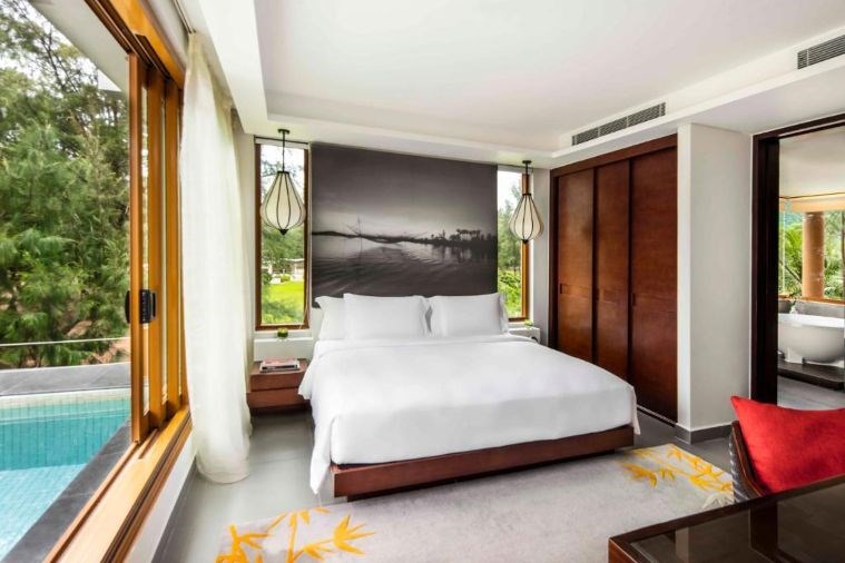 Phòng Junior Suite Double with privite pool