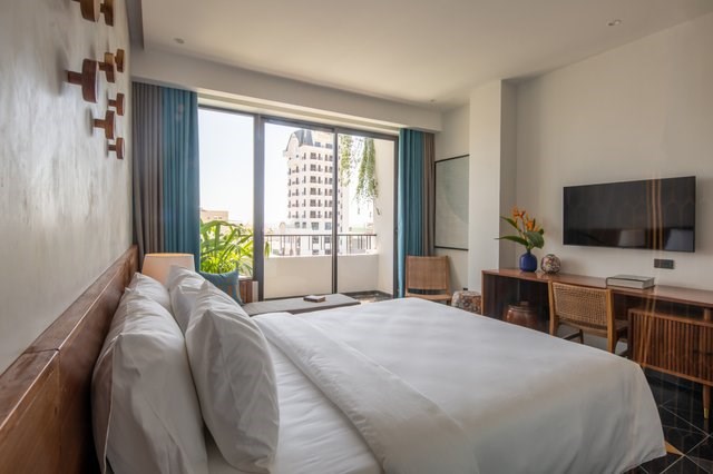 Phòng Deluxe Double With Balcony