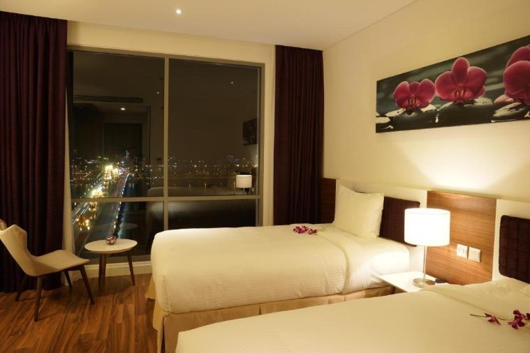 Phòng Deluxe Twin River view