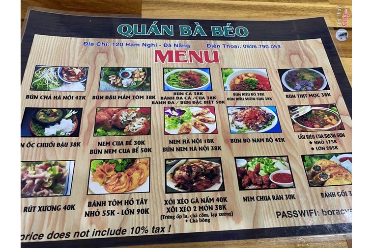 Bún chả Bà Béo - Đà Nẵng