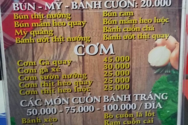 Quán Xuân - Bún Thịt Nướng - Đà Nẵng