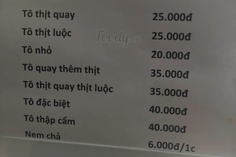 Bún mắm bà Thuyên - Đà Nẵng