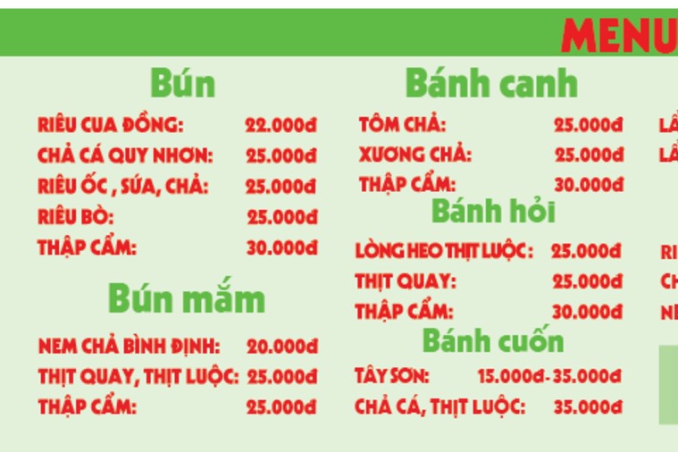 Quán Ăn Mộc Liên - Đà Nẵng