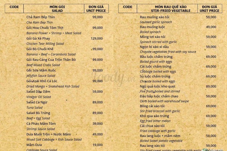 Bếp Thìn - Đà Nẵng