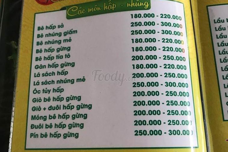 Bê Thui Nóng Chú Hà - Đà Lạt
