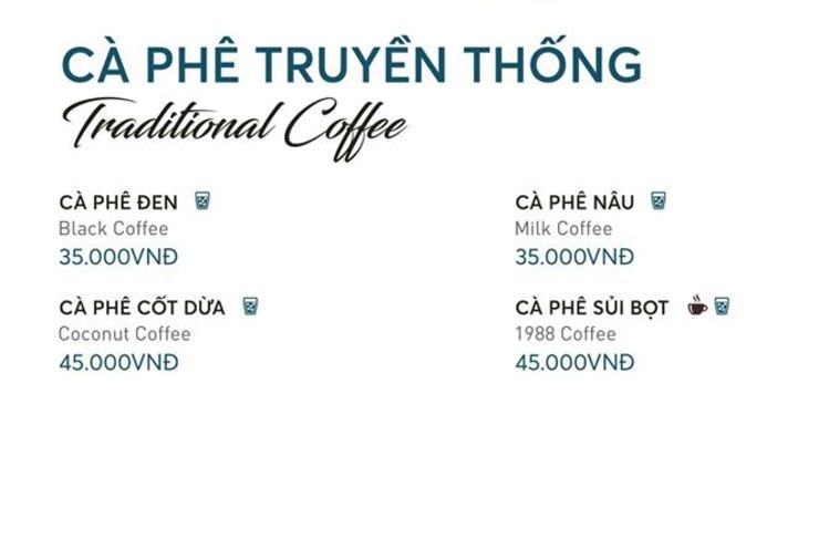 1988 Coffee & Bar - Hạ Long