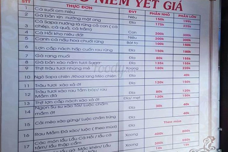 Nhà Hàng Hoàng Minh - Sapa