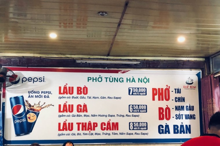 Quán Phở Tùng Hà Nội - Sapa