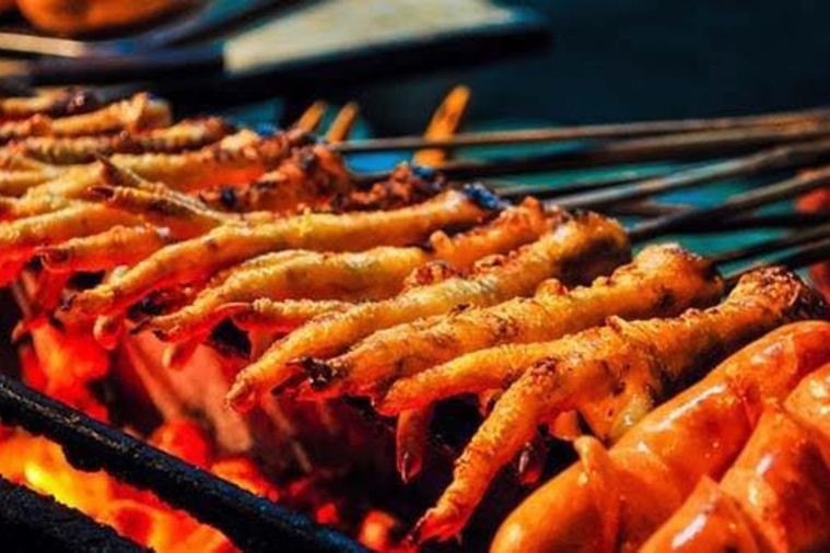 Chân gà nướng phố 8 - Ninh Bình