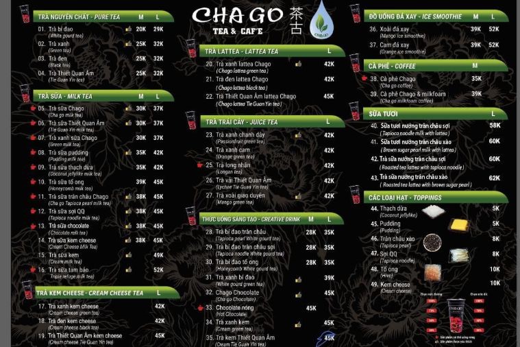 Chago Tea & Caf'e - Ninh Bình