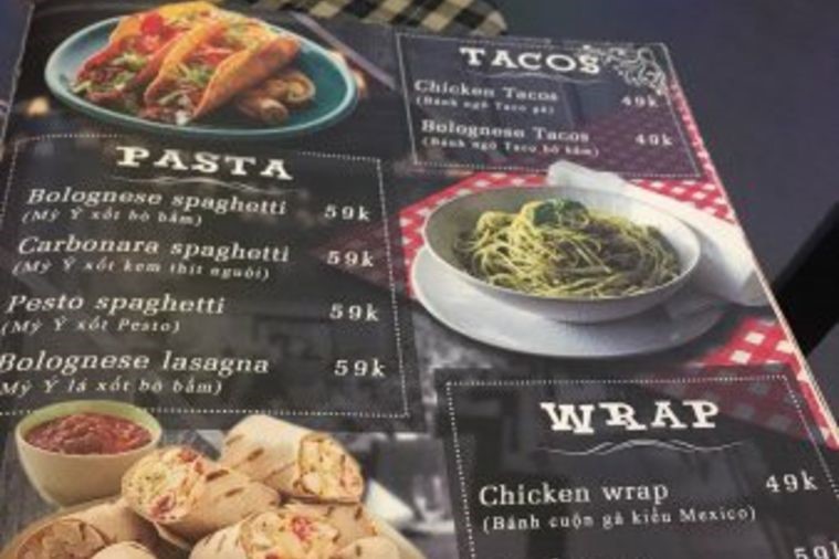 Nhà hàng Menu Phan Thiết