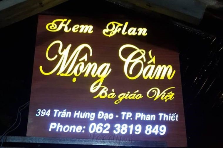 Kem flan Mộng Cầm - Phan Thiết