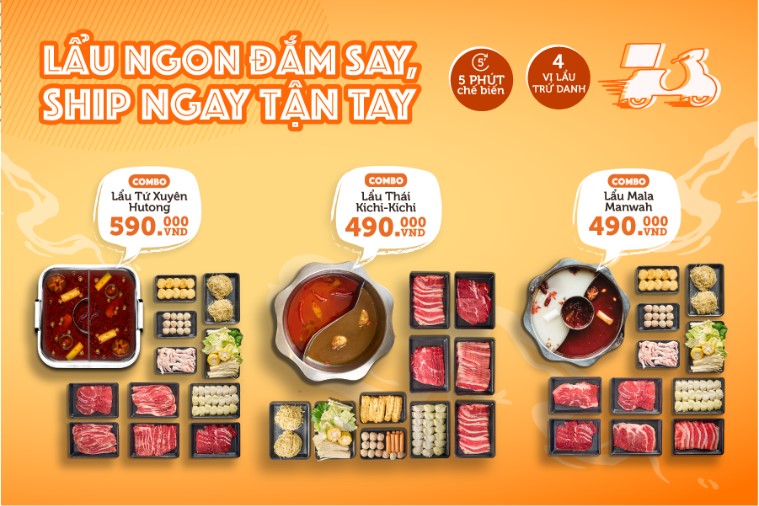 Kichi Kichi Lẩu Băng Chuyền - Ninh Bình