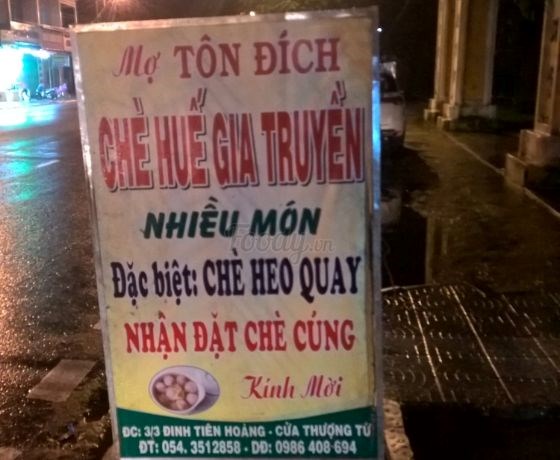 Chè Mợ Tôn Đích - Huế