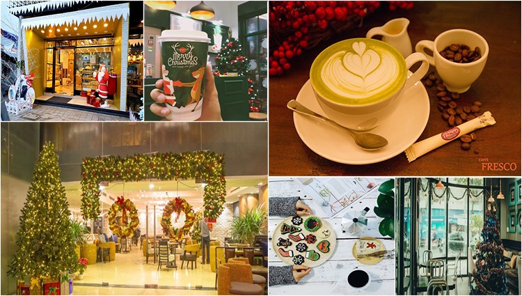 quán cà phê trang trí Noel đẹp Đà Nẵng